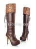 Womens High Heel Boots Ladies Fashion Platform Over Knee Boots