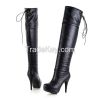 Womens High Heel Boots Ladies Fashion Platform Over Knee Boots