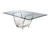 Acrylic diinnig table  Elegant Design Tempered glasstable top + Acrylic base 