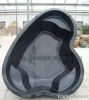 Preformed fiberglass fish pond