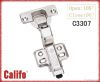 Clip-on buffering door hinge&cabinet concealed hinge