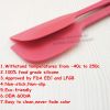 Integrated silicone spatula