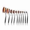 2016 New Pattern Oval 10 Toothbrush Type Cosmetic Brush Suit Can OEM