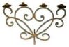 wrought iron candle holder