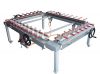 Mesh stretching machine