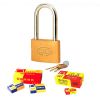 long shackle brass padlock