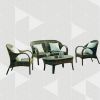 PE Rattan Living Room Set, Wicker Outdoor Furniture, Rattan Sofa