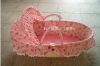 baby basket , baby bed / wicker baby bed,