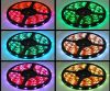 New!!! RGB Led Strip Waterproof 5M SMD 5050 300 LEDs/Roll +24 keys IR Remote+12V 6A Power Adapter 