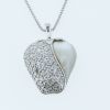 Silver pendant inlaid ...