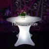 Outdoor Party Rental Luminous Led Bar Table And Chairs