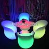 Outdoor Party Rental Luminous Led Bar Table And Chairs