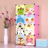 2015 Hot Sale Cartoon design children room stack toy storage shelves FH-AL0030-8