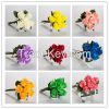 Artificial flower soft touch PU 6 head rose wedding  bouquet