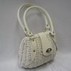 Rattan handbag, white ...