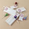 white paper lollipop sticks