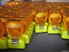 Solar road warning light