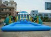 PVC  inflatable jumping slide with pool /inflatble slide for fun