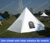 Star Tent with clear window for events (diameter 10m)