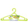 5pk plastic clothes hanger-HBY-2207