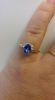 Tanzanite and Diamond Gold Ring