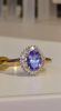 Tanzanite and Diamond Gold Ring