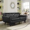 Beverly Bonded Leather Loveseat Sofa