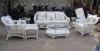 wicker rattan sofa