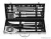 18 pcs stainless steel bbq tool set