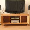 Solid oak TV unit