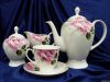 Tea sets ceramic rimme...