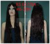 Kanekalon synthetic Front lace wig reused