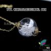 Glass globe necklace, ...