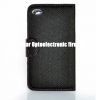 New Textured Leather Wallet Cover Case for iPod Touch 4G 4 The 4th Gen