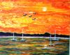 Sunset Glory painting