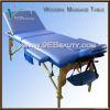 3 section portable wood massage bed