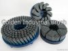 Abrasive disc brush