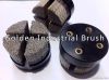 Abrasive disc brush