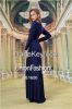 Ladies Western Dress Design High Custom Long Sleeve Evening Dress Winter Paris Fashion Week 2016