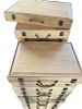 45*32*4.5cm Cinnamomum Camphora  Xuan Paper Brochure Wooden Box