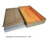  32*16cm Package Box Cinnamomum Camphora  Xuan Paper Brochure Wooden Box