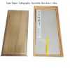  32*16cm Package Box Cinnamomum Camphora  Xuan Paper Brochure Wooden Box