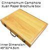 45*32*4.5cm Cinnamomum Camphora  Xuan Paper Brochure Wooden Box