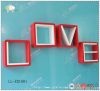 LETTER DISPLAY WALL SHELF