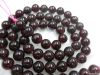 garnet round beads/sem...