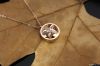 fashion charm necklace, rose gold fashion pendant