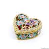 Heart-shaped jewelry box gift rou love