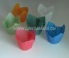 white tulip baking cups