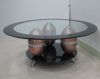 Oval coffee tables