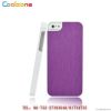 cheap PC+pu leather stick skin case for iphone5